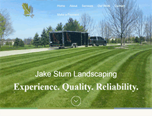 Tablet Screenshot of jakestumlandscaping.com